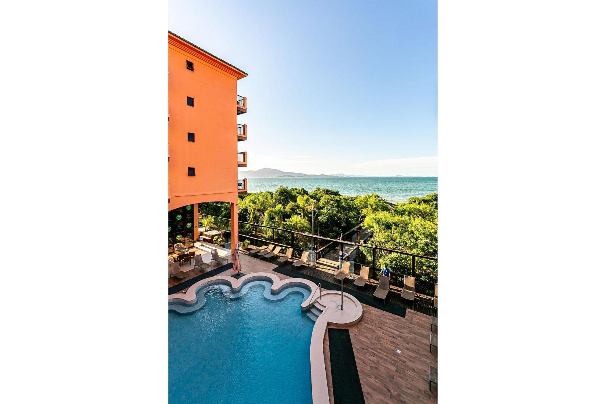 Resort Pe Na Areia - Studios Direto Com Proprietario Jbvjr Florianópolis Exterior foto