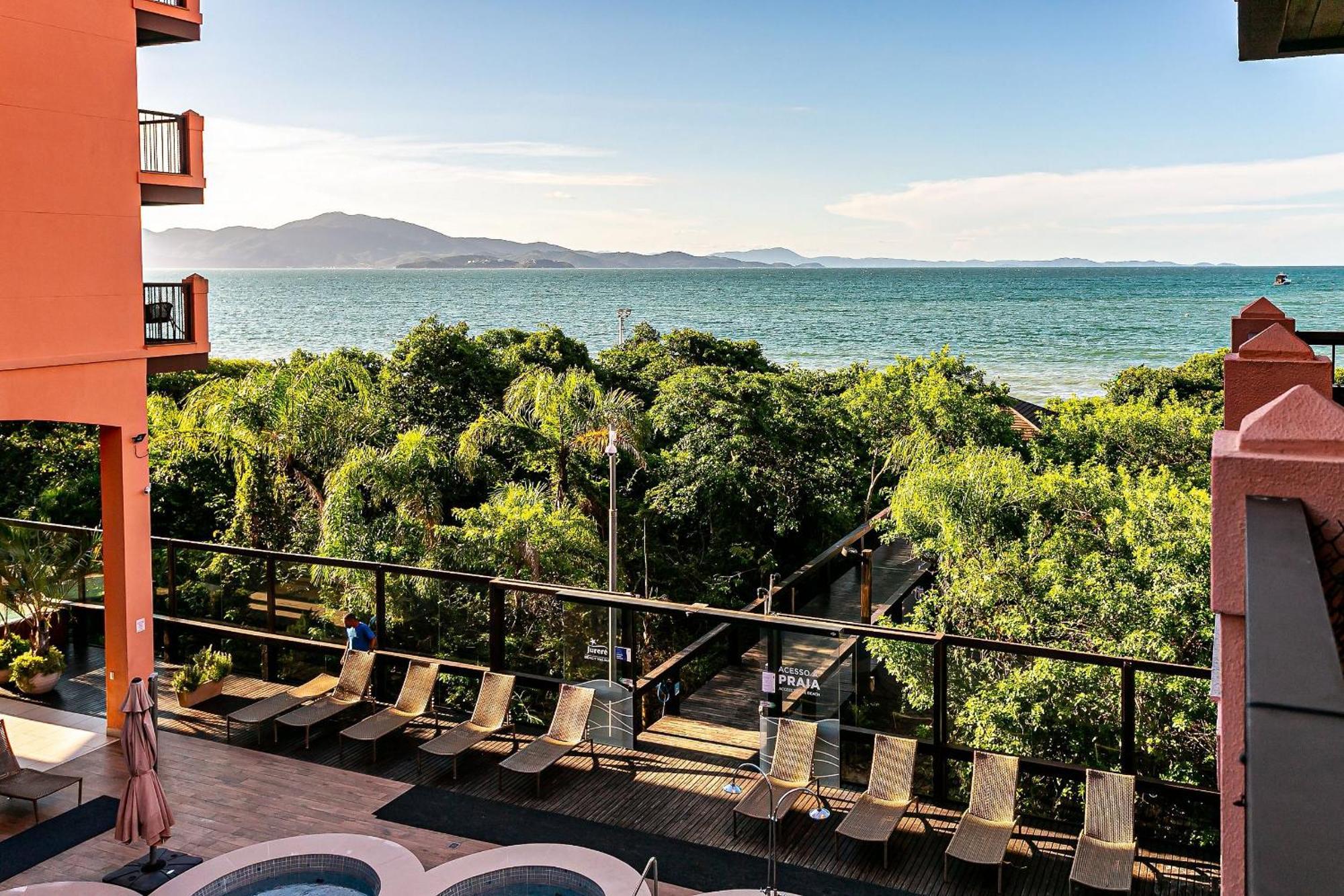 Resort Pe Na Areia - Studios Direto Com Proprietario Jbvjr Florianópolis Exterior foto